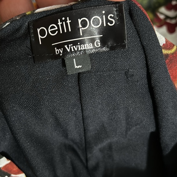 Louisiana Lined Combo Print Long Sleeve Crew Neck Dress size L- EUC - Picture 15 of 16